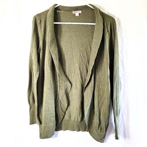 3/$20 Merona Olive Green Cardigan